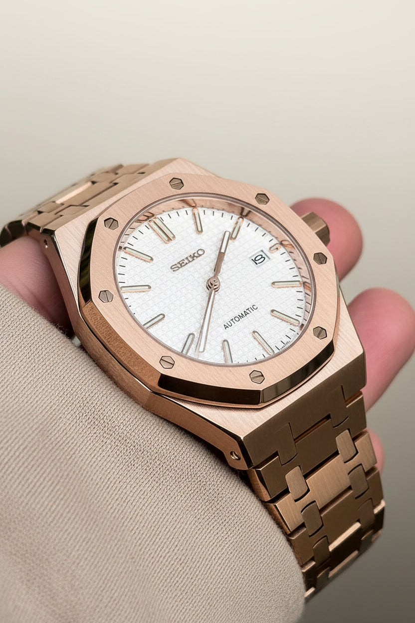 Mod Sorex Rose Gold White Dial
