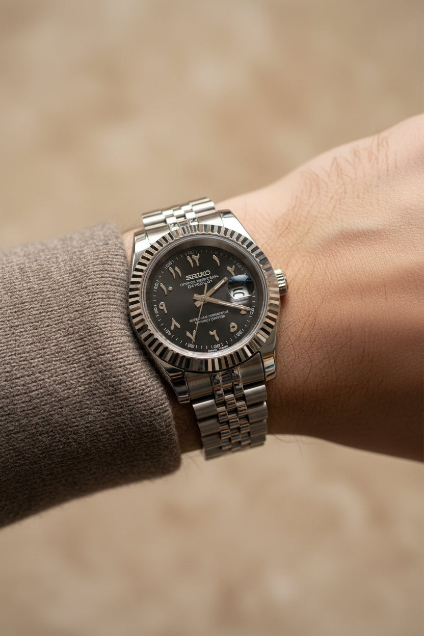 Mod Prestique Gray Arabic Dial