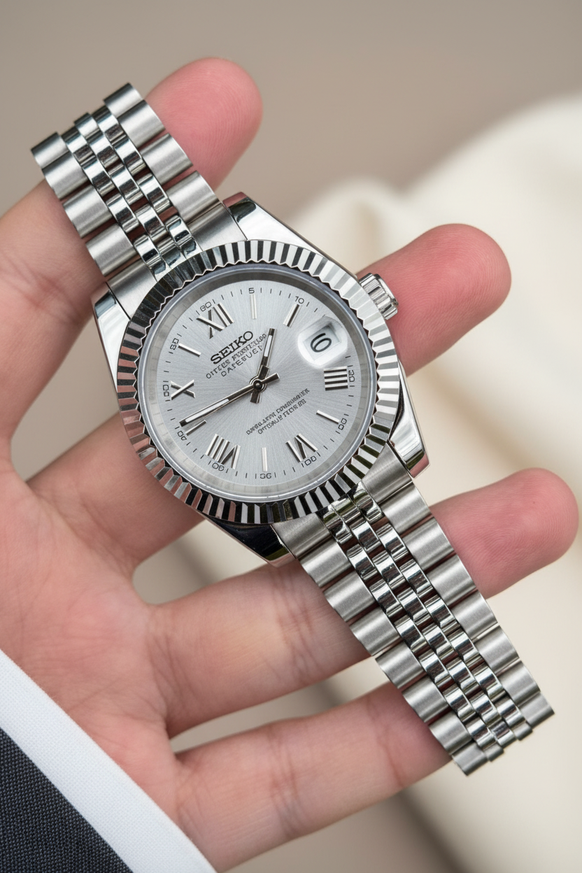 Mod Prestique White Roman Dial