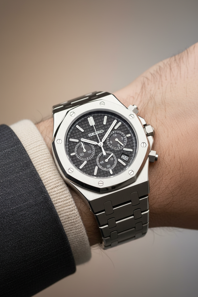 Mod Sorex Black Chronograph