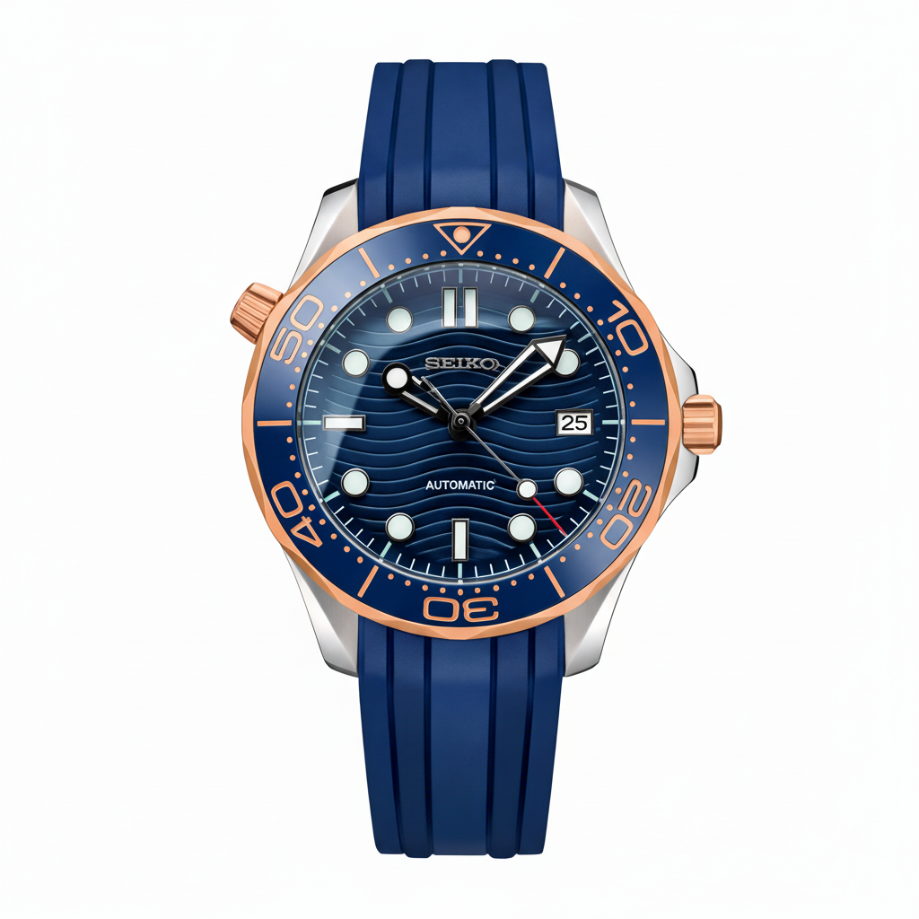 Mod Chronoforce Rose Gold & Blue