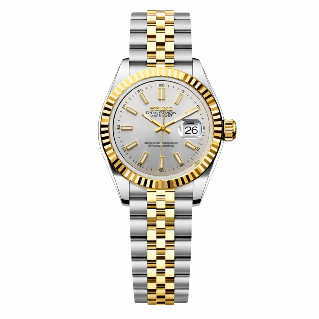 Mod Prestique Silver Gold Dial