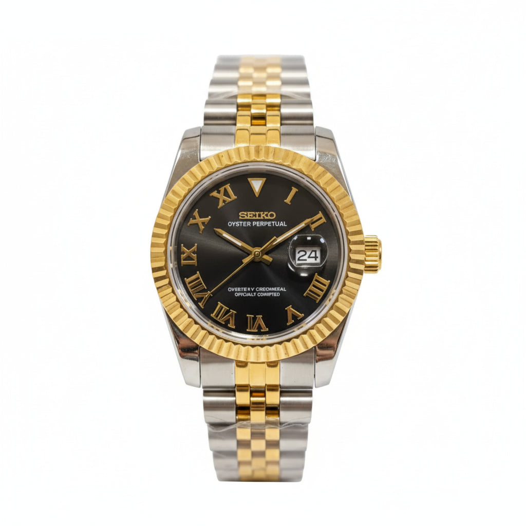 Mod Prestique Two Tone Black&Gold Dial