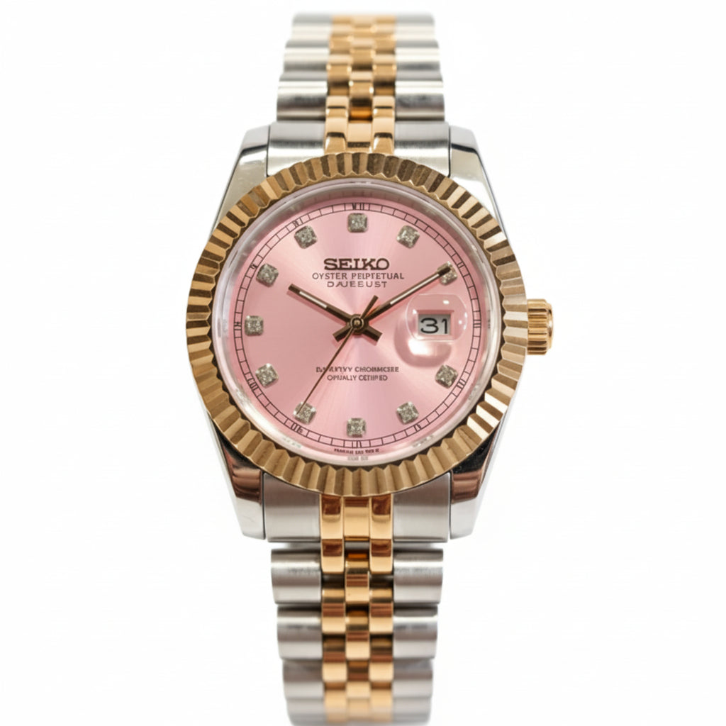 Mod Prestique Two Tone Rose Gold Dial