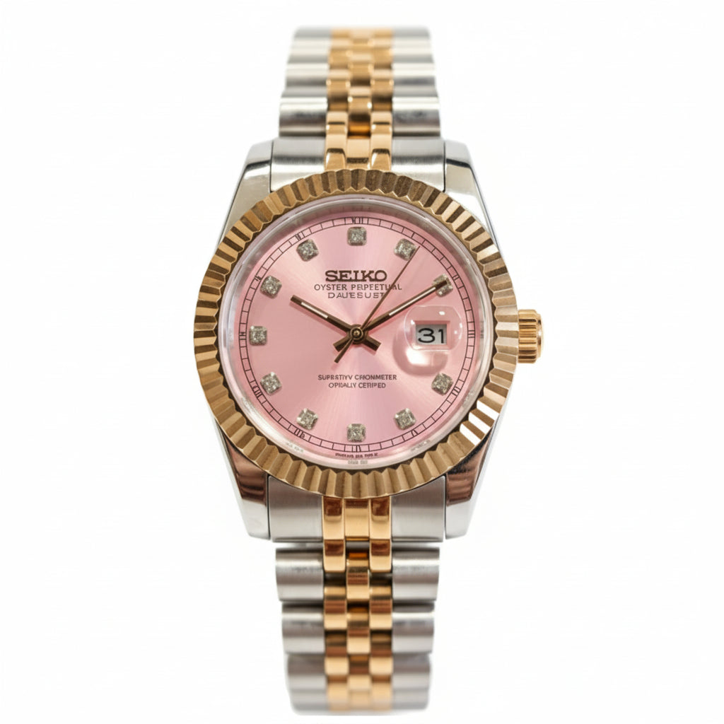 Mod Prestique Pink Rose Gold Dial