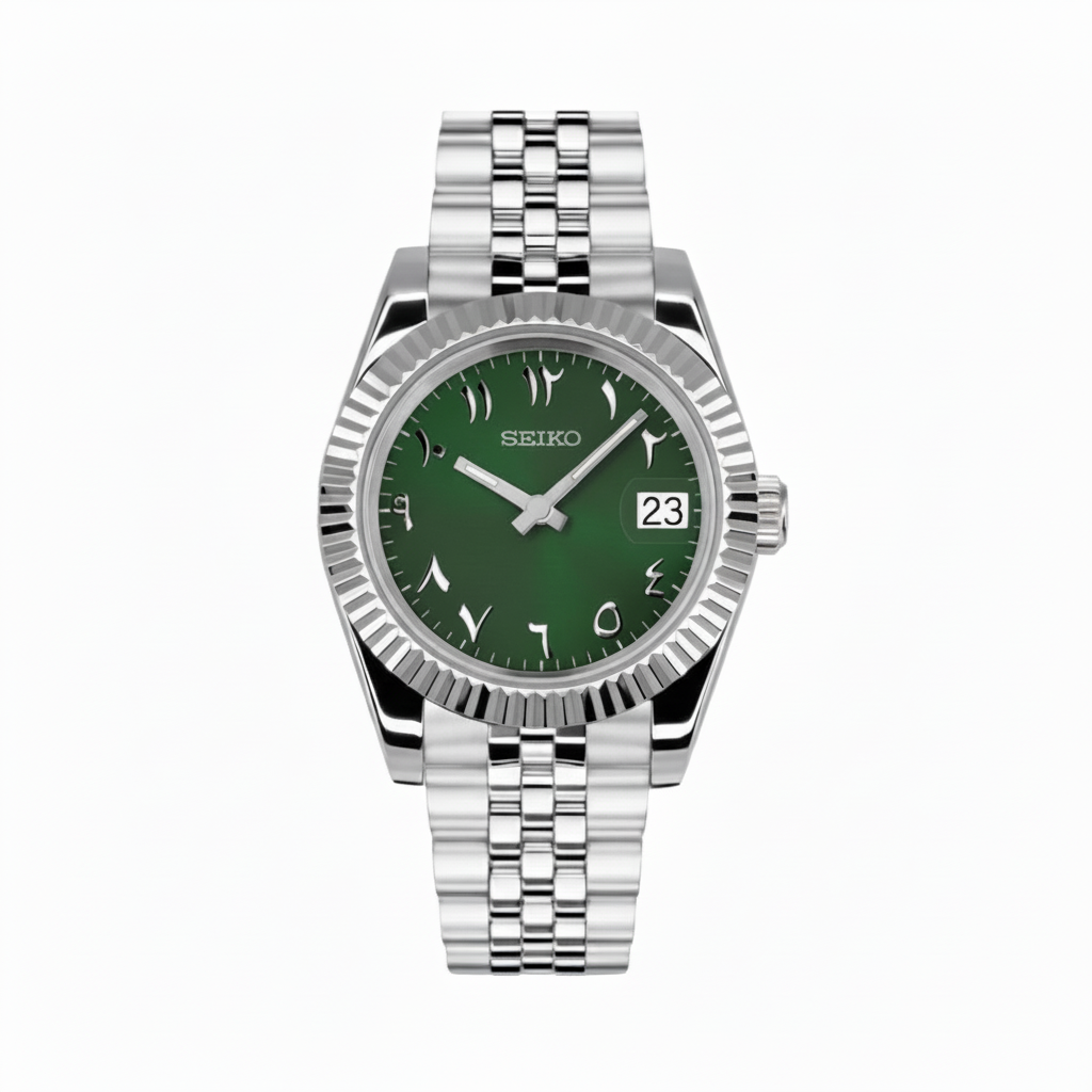 Mod Prestique Green Arabic Dial