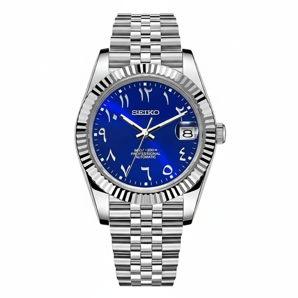 Mod Prestique Blue Arabic Dial