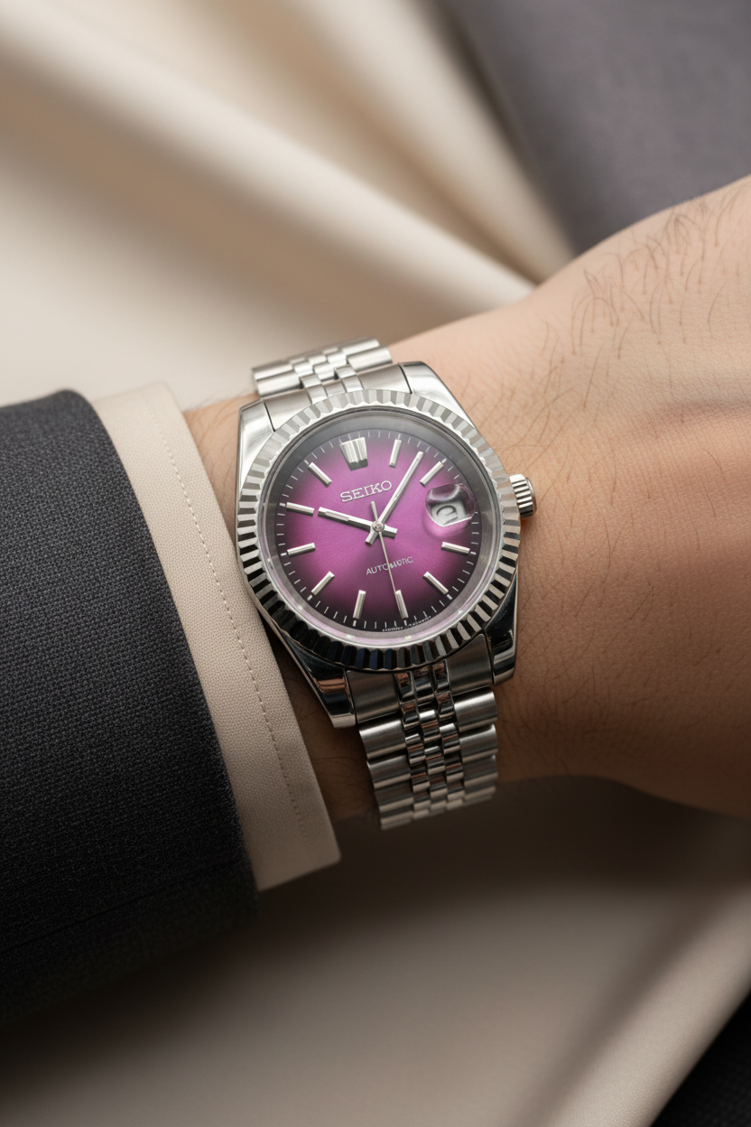 Mod Prestique Purple Dial