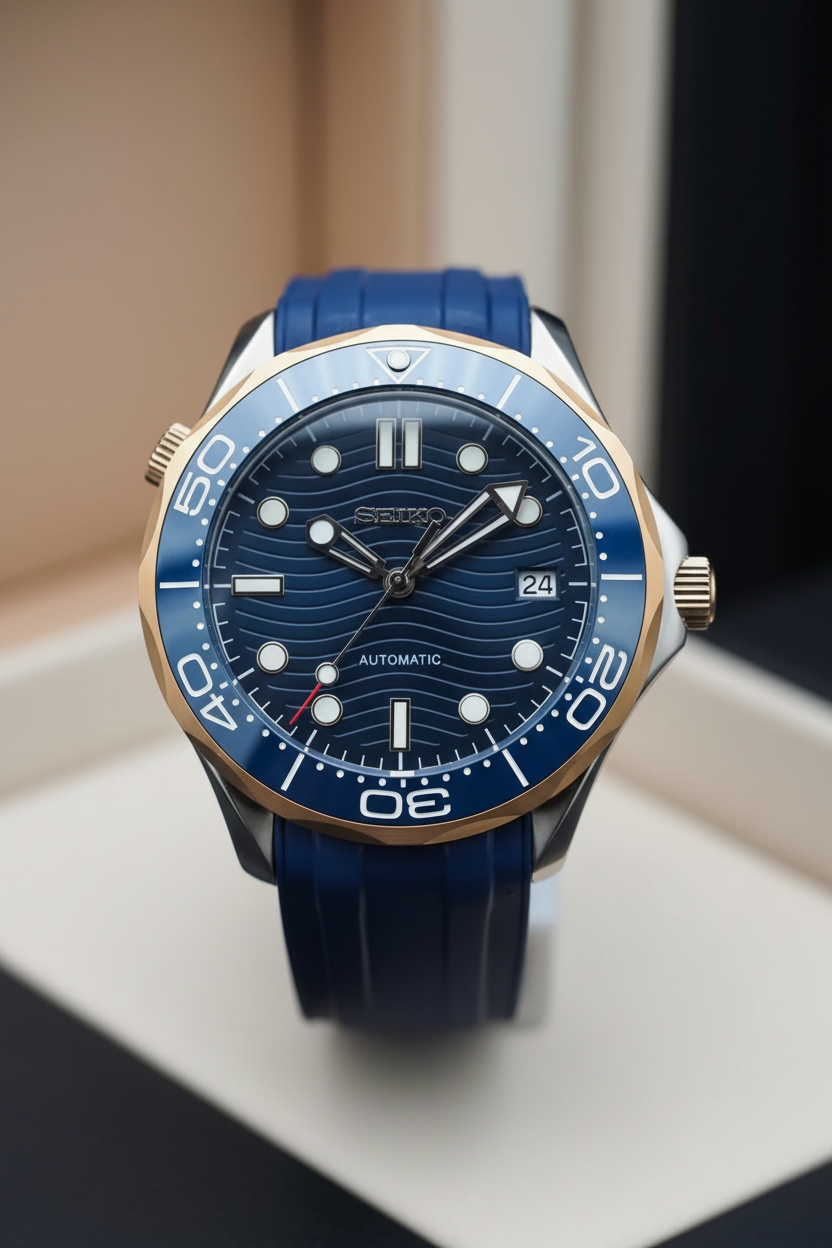 Mod Chronoforce Rose Gold & Blue