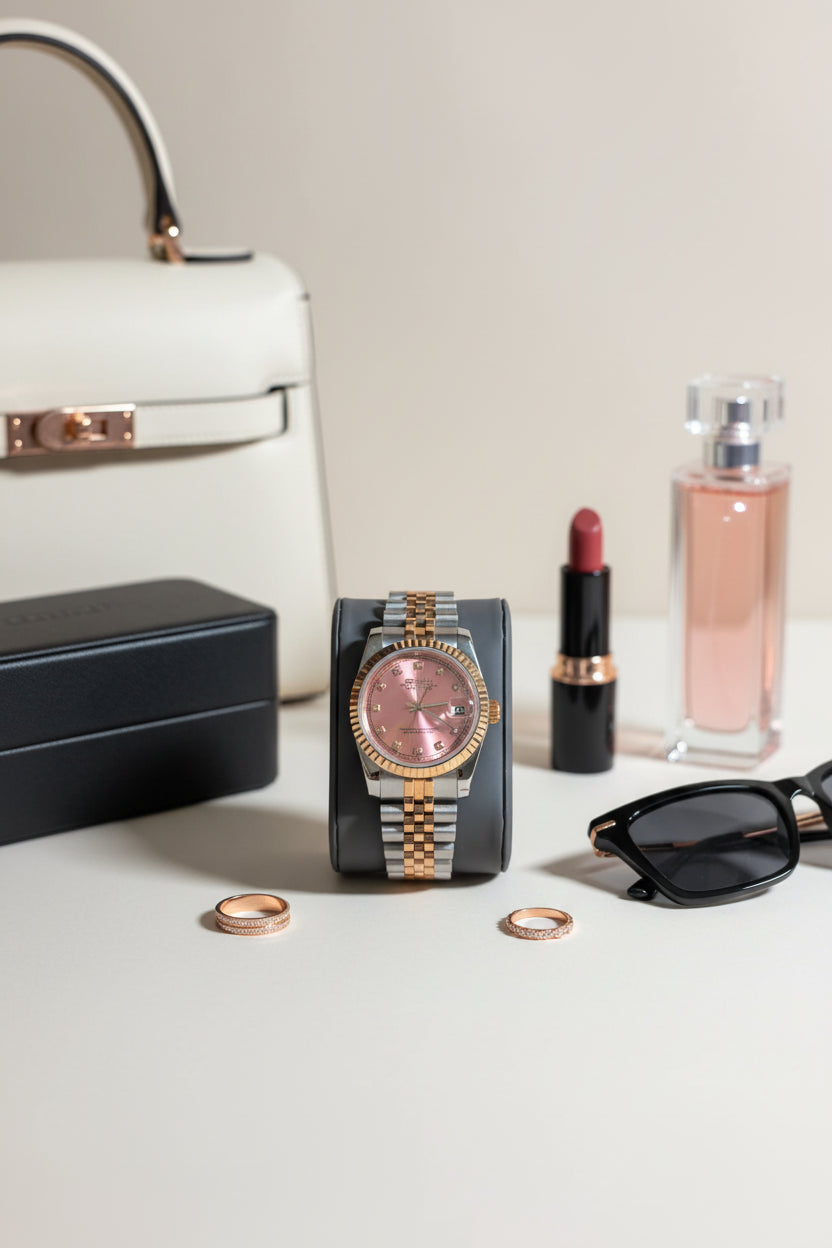 Mod Prestique Pink Rose Gold Dial